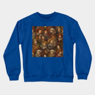 Rembrandt Paintings Mashup Crewneck Sweatshirt